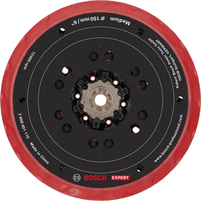 „Bosch EXPERT“ daugiaskylis šlifavimo padas, 150 mm, vidutinio kietumo.